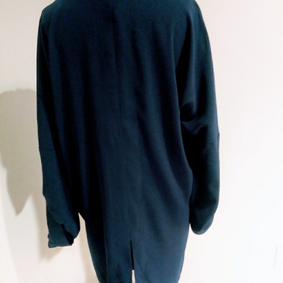 New York and Co. Long black and blue jacket - Picture 5 of 5